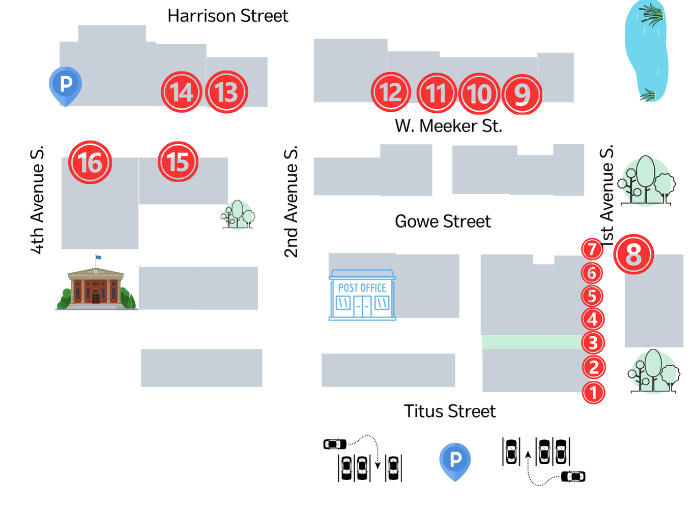 Book Walk Map